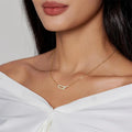 Collier Éclat Minimal – Acier Inoxydable Doré