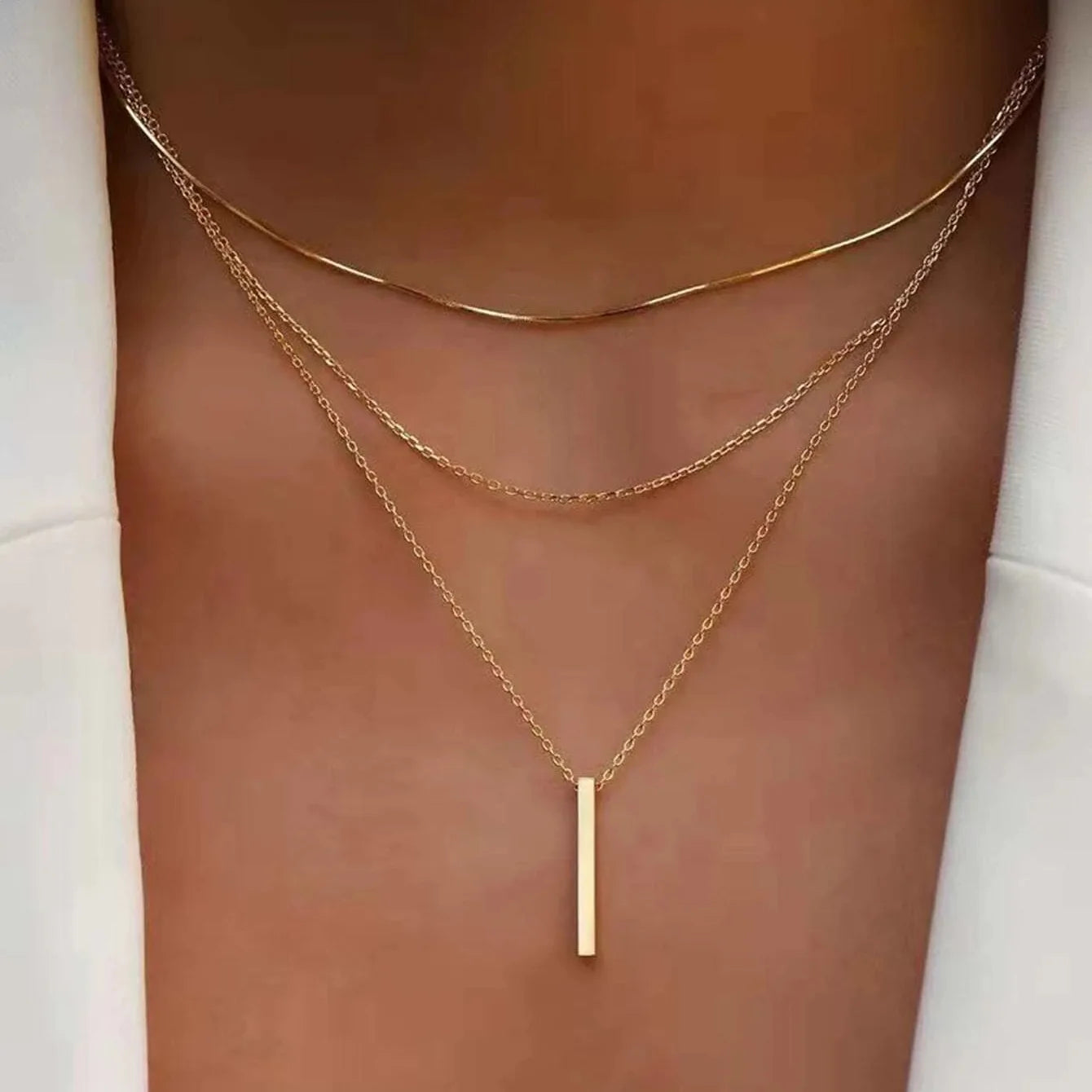 Collier Collection Constellation – Pendentif Minimaliste en Acier Inoxydable