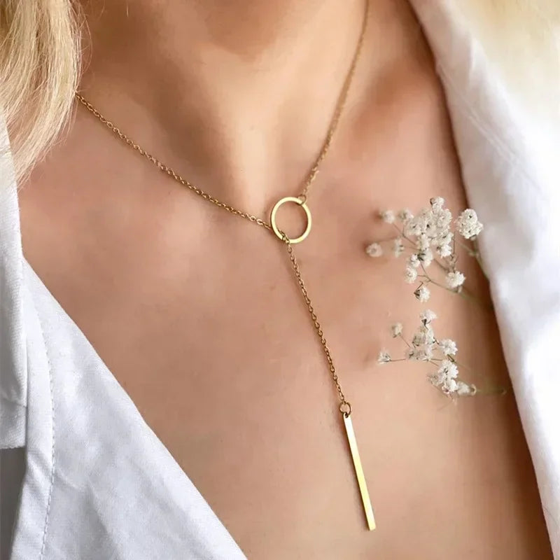 Collier Collection Constellation – Pendentif Minimaliste en Acier Inoxydable